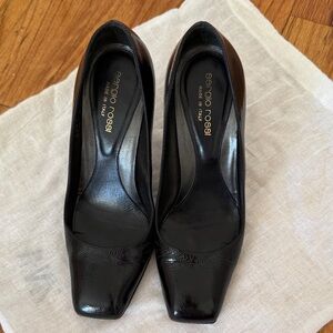 Sergio Rossi Patent leather Black Heels